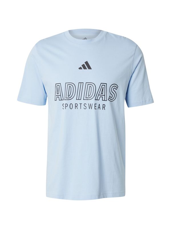 ADIDAS SPORTSWEAR ADIDAS SPORTSWEAR Tehnička sportska majica 'HOT'  svijetloplava / crna