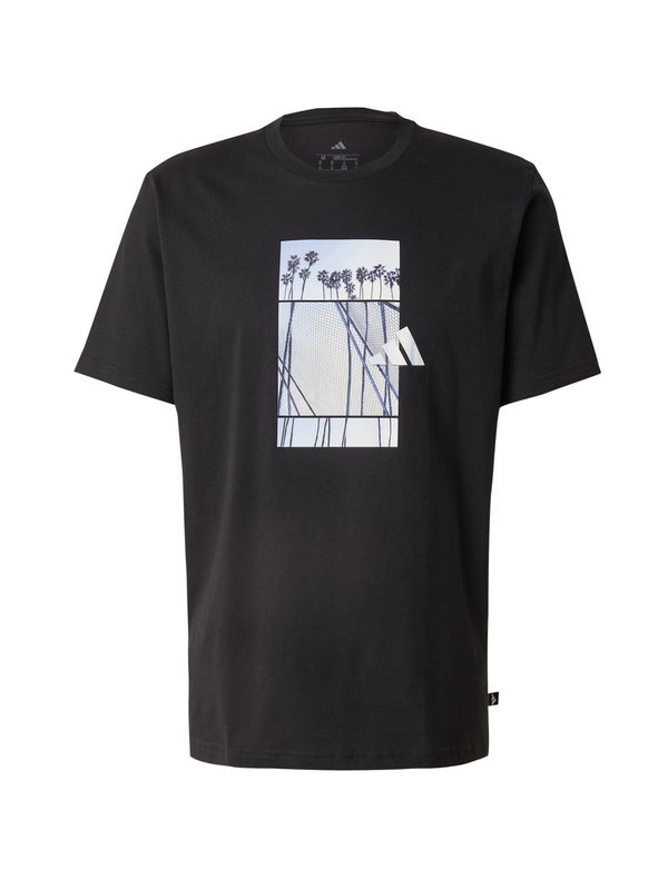 ADIDAS SPORTSWEAR ADIDAS SPORTSWEAR Tehnička sportska majica 'LENS'  morsko plava / pastelno plava / crna