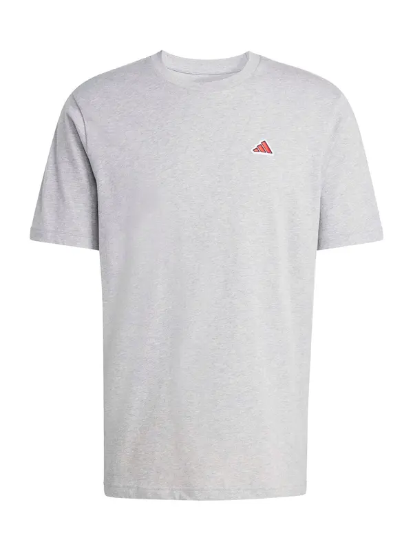 ADIDAS SPORTSWEAR ADIDAS SPORTSWEAR Tehnička sportska majica  siva melange / crvena / bijela