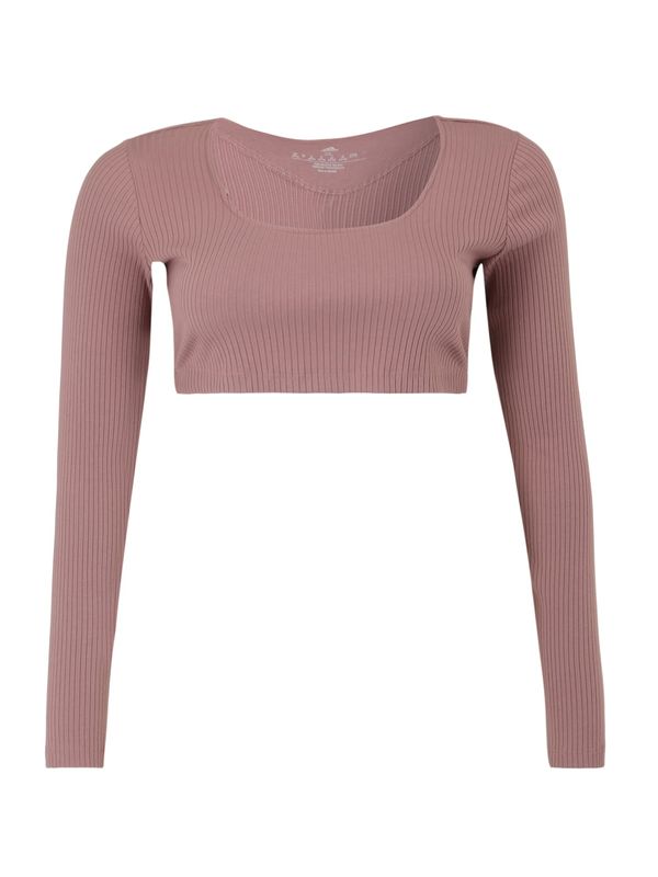 ADIDAS SPORTSWEAR ADIDAS SPORTSWEAR Tehnička sportska majica 'Studio Lounge Ribbed '  ljubičasto crvena