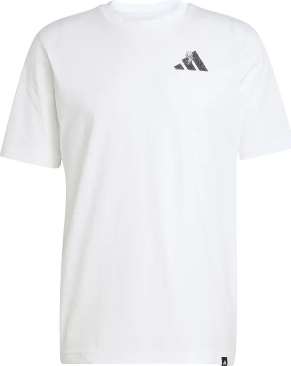 ADIDAS SPORTSWEAR ADIDAS SPORTSWEAR Tehnička sportska majica 'YAY'  antracit siva / bijela