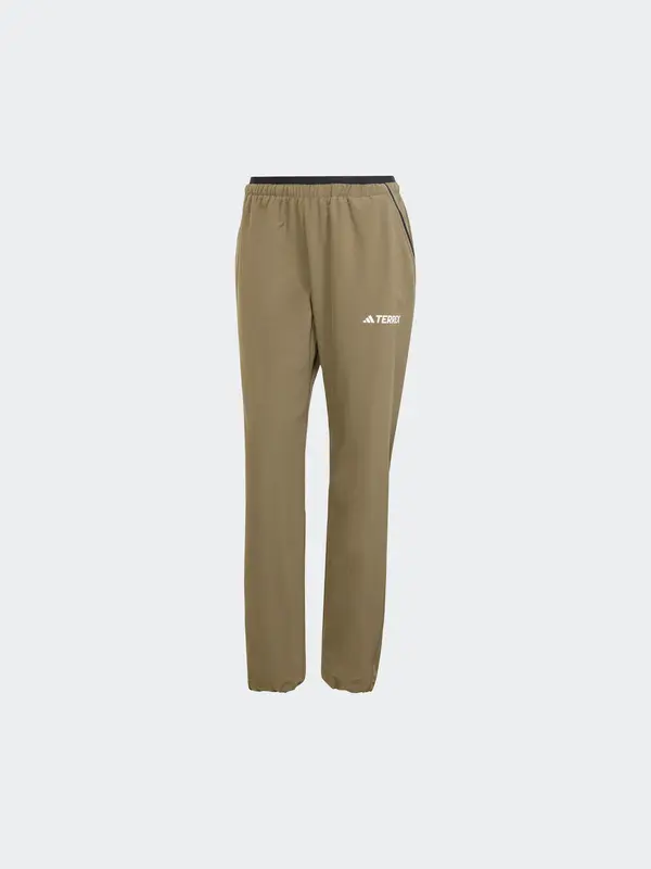 ADIDAS TERREX ADIDAS TERREX Hlače za vanjske uvjete  maslinasta / crna / bijela