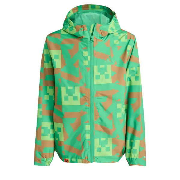 ADIDAS TERREX ADIDAS TERREX Outdoor jakna 'Minecraft'  svijetlosmeđa / limeta / svijetlozelena