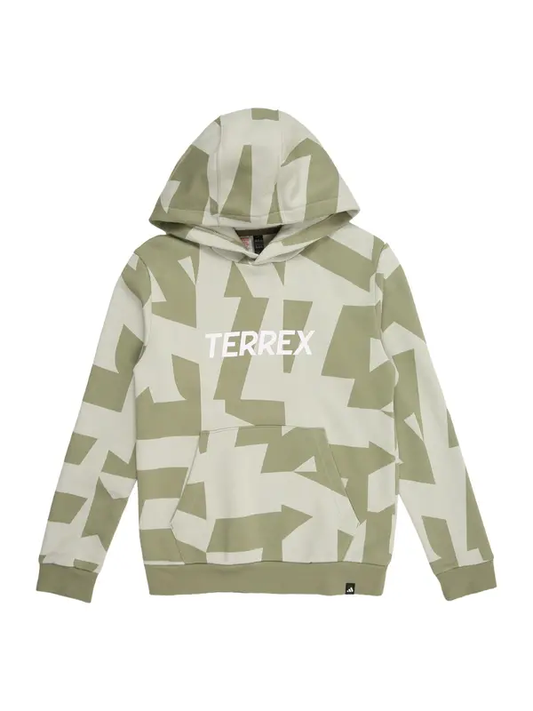 ADIDAS TERREX ADIDAS TERREX Sportska sweater majica  maslinasta / pastelno zelena / bijela