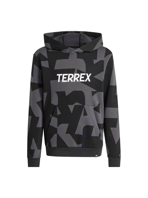 ADIDAS TERREX ADIDAS TERREX Sportska sweater majica  siva / crna / bijela