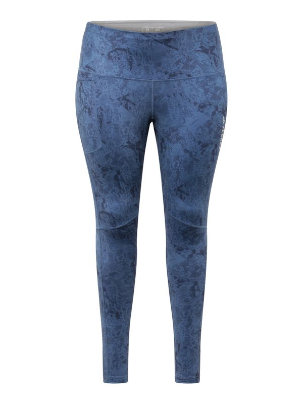 ADIDAS TERREX ADIDAS TERREX Sportske hlače 'Multi Allover Print '  morsko plava / mornarsko plava / siva