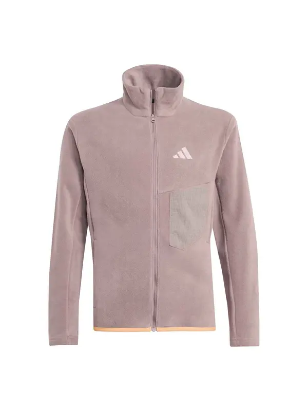 ADIDAS TERREX ADIDAS TERREX Tehnička flis jakna  cappuccino / svijetlosiva / pastelno narančasta / bijela