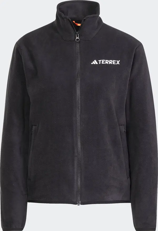 ADIDAS TERREX ADIDAS TERREX Tehnička flis jakna 'Essentials'  crna / bijela