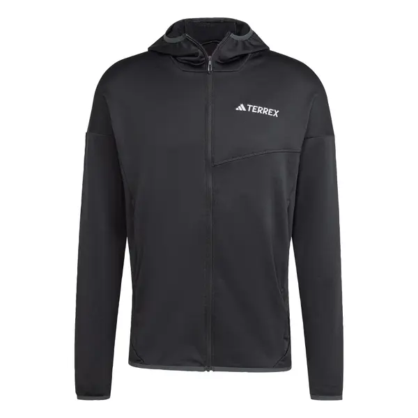 ADIDAS TERREX ADIDAS TERREX Tehnička flis jakna 'Xperior'  crna / bijela