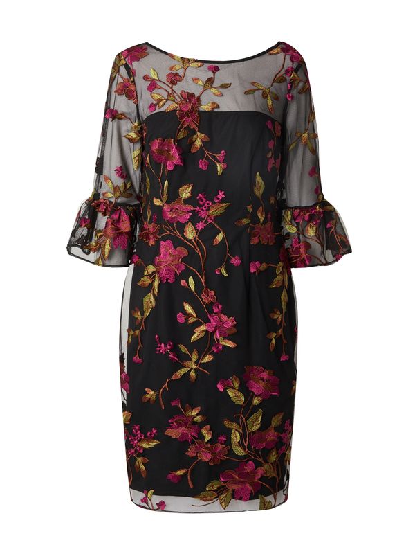 Adrianna Papell Adrianna Papell Haljina  kivi zelena / magenta / crna