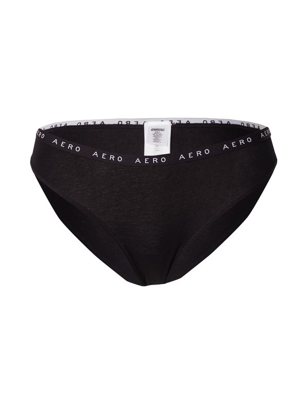 AÉROPOSTALE AÉROPOSTALE Bikini donji dio  crna / bijela