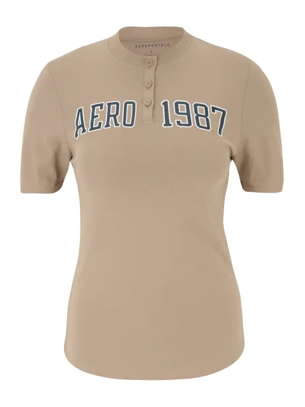 AÉROPOSTALE AÉROPOSTALE Majica  bež / mornarsko plava / bijela