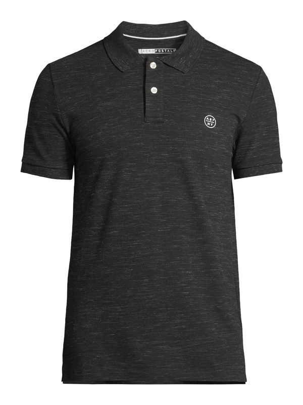 AÉROPOSTALE AÉROPOSTALE Majica  crna melange / bijela