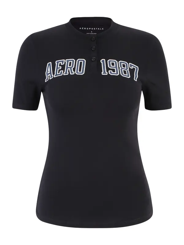 AÉROPOSTALE AÉROPOSTALE Majica  golublje plava / crna / bijela