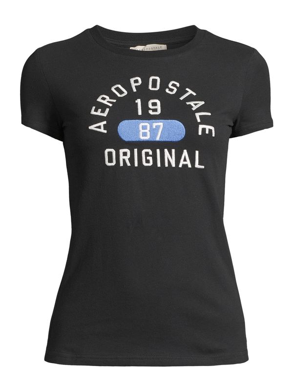 AÉROPOSTALE AÉROPOSTALE Majica 'JUL'  opal / crna / bijela