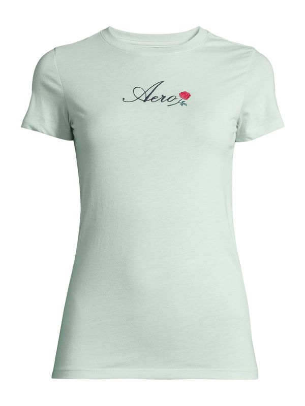 AÉROPOSTALE AÉROPOSTALE Majica 'JULY'  svijetloplava / zelena / crvena / crna