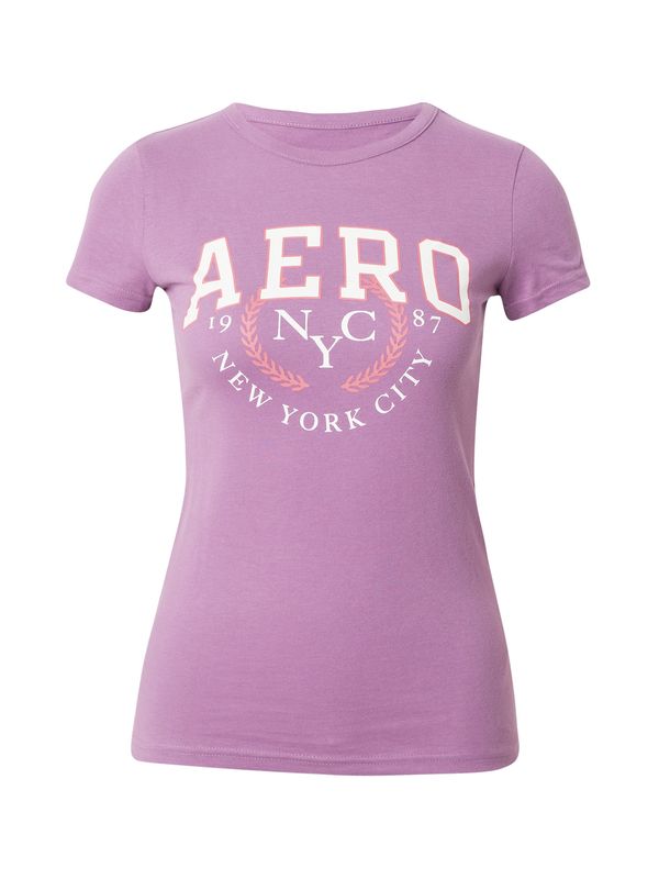 AÉROPOSTALE AÉROPOSTALE Majica  lavanda / losos / bijela