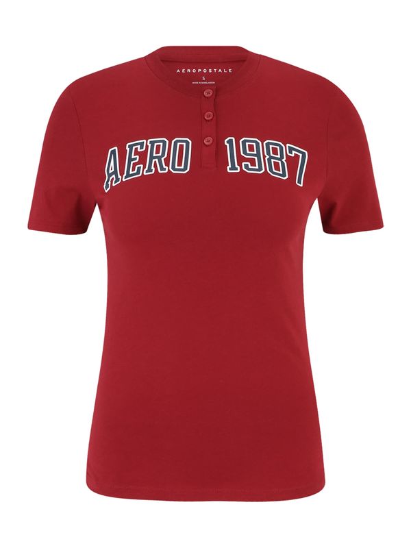 AÉROPOSTALE AÉROPOSTALE Majica  mornarsko plava / burgund / bijela