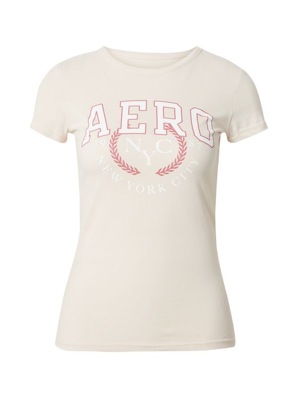 AÉROPOSTALE AÉROPOSTALE Majica  pijesak / crvena / bijela