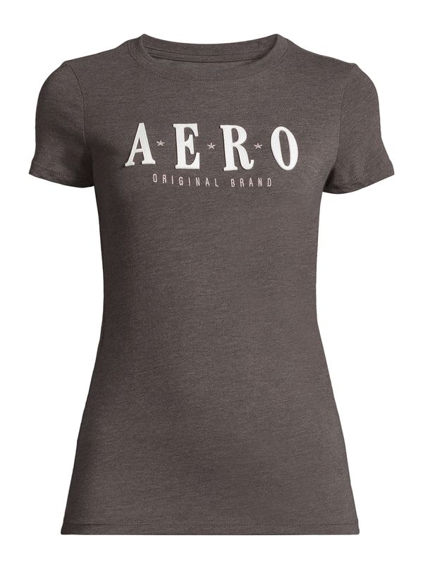 AÉROPOSTALE AÉROPOSTALE Majica 'STARS'  tamo siva / roza / bijela