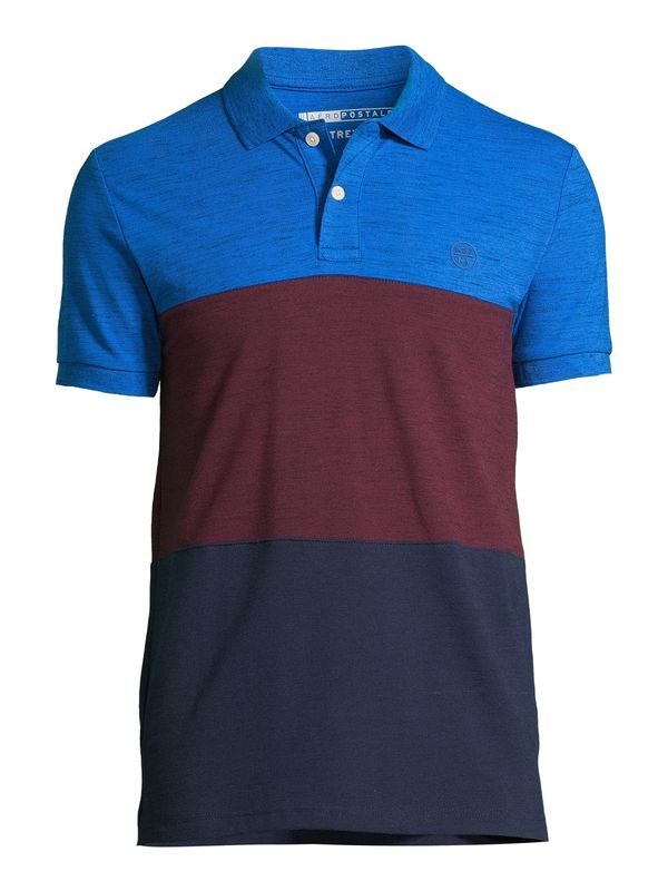 AÉROPOSTALE AÉROPOSTALE Majica 'STREAKY'  mornarsko plava / kraljevsko plava / hrđavo crvena