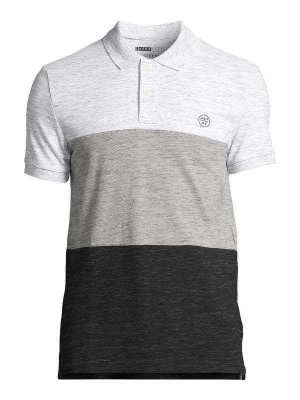 AÉROPOSTALE AÉROPOSTALE Majica 'STREAKY'  siva / svijetlosiva / tamo siva