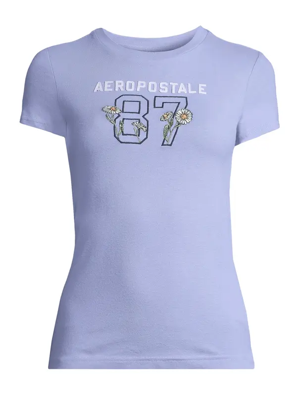 AÉROPOSTALE AÉROPOSTALE Majica  svijetložuta / tamno zelena / ljubičasta / crna