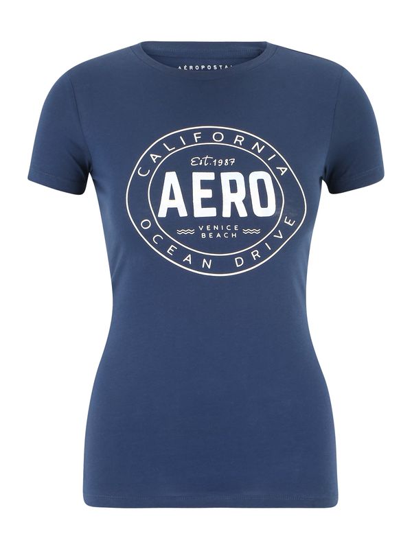 AÉROPOSTALE AÉROPOSTALE Majica  tamno plava / bijela