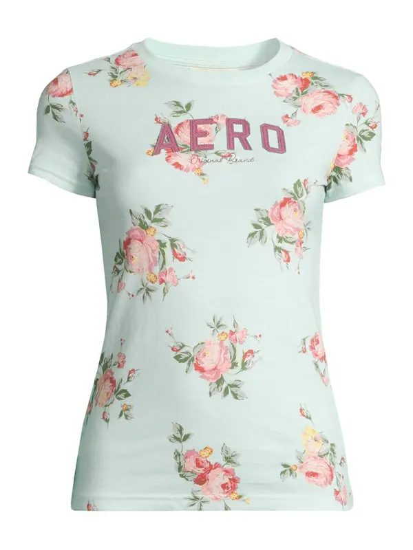 AÉROPOSTALE AÉROPOSTALE Majica  zelena / menta / roza / magenta