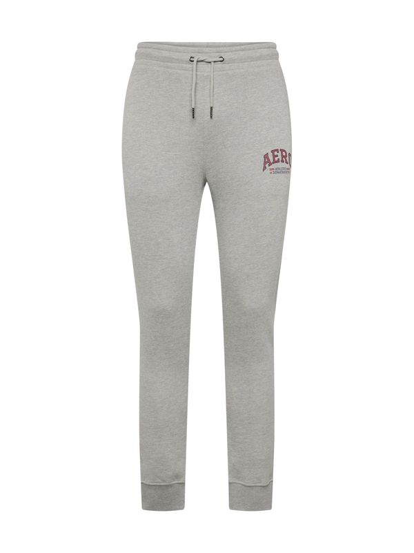 AÉROPOSTALE AÉROPOSTALE Sportske hlače  siva melange / bordo