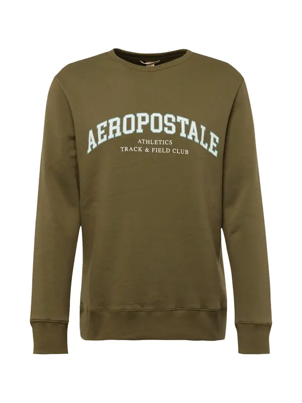 AÉROPOSTALE AÉROPOSTALE Sweater majica  azur / kaki / bijela