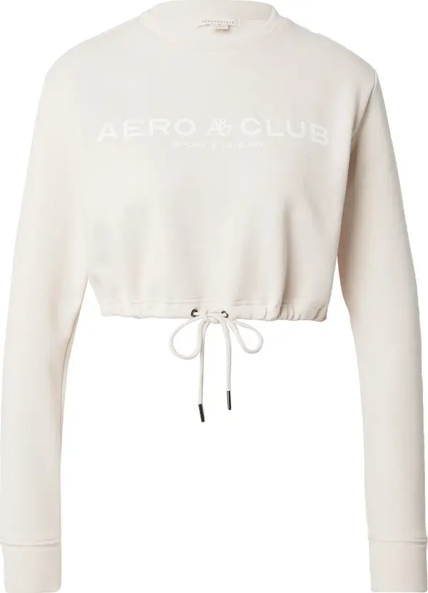 AÉROPOSTALE AÉROPOSTALE Sweater majica  boja devine dlake (camel) / bijela