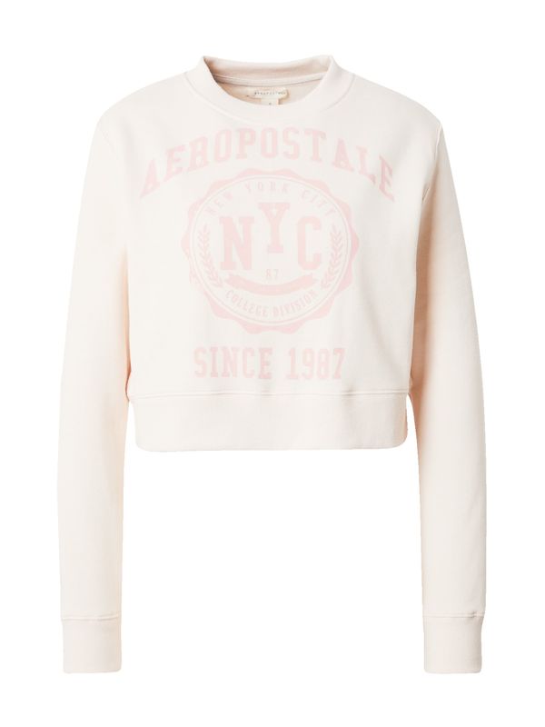 AÉROPOSTALE AÉROPOSTALE Sweater majica  boja pijeska / roza