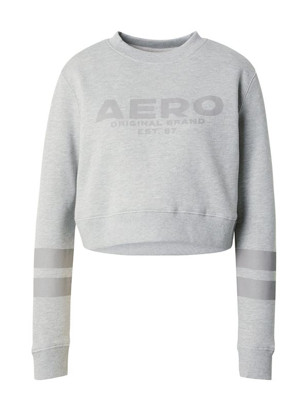 AÉROPOSTALE AÉROPOSTALE Sweater majica  dimno siva / siva melange