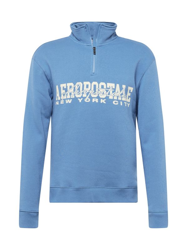 AÉROPOSTALE AÉROPOSTALE Sweater majica 'NEW YORK CITY'  svijetloplava / prljavo bijela
