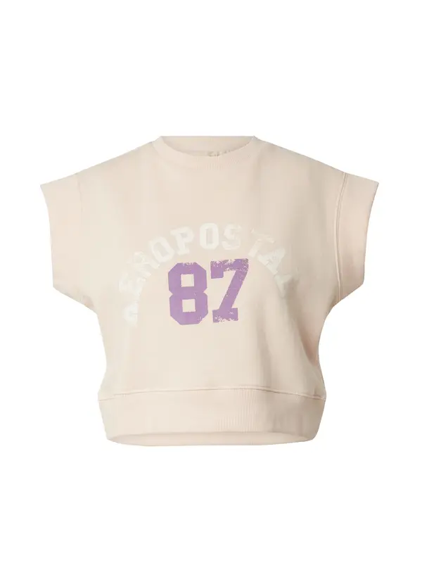 AÉROPOSTALE AÉROPOSTALE Sweater majica  pijesak / svijetlobež / lavanda