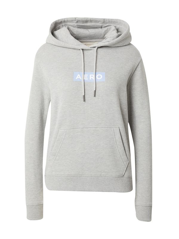 AÉROPOSTALE AÉROPOSTALE Sweater majica  plava / siva melange / bijela