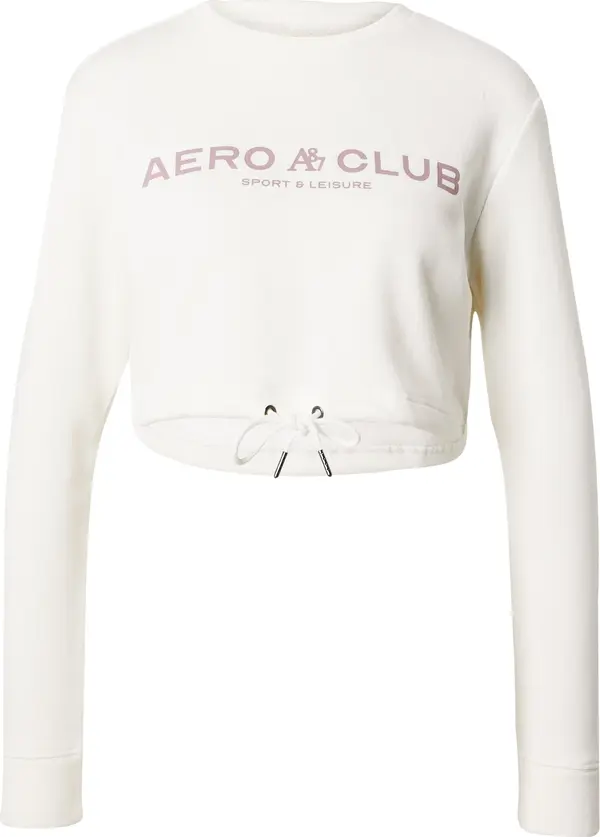 AÉROPOSTALE AÉROPOSTALE Sweater majica  prljavo roza / prljavo bijela