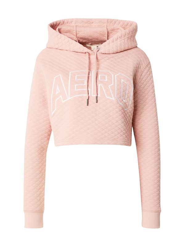 AÉROPOSTALE AÉROPOSTALE Sweater majica  puder roza / bijela