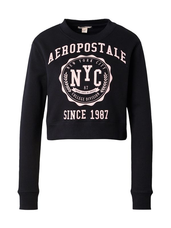 AÉROPOSTALE AÉROPOSTALE Sweater majica  svijetloroza / crna