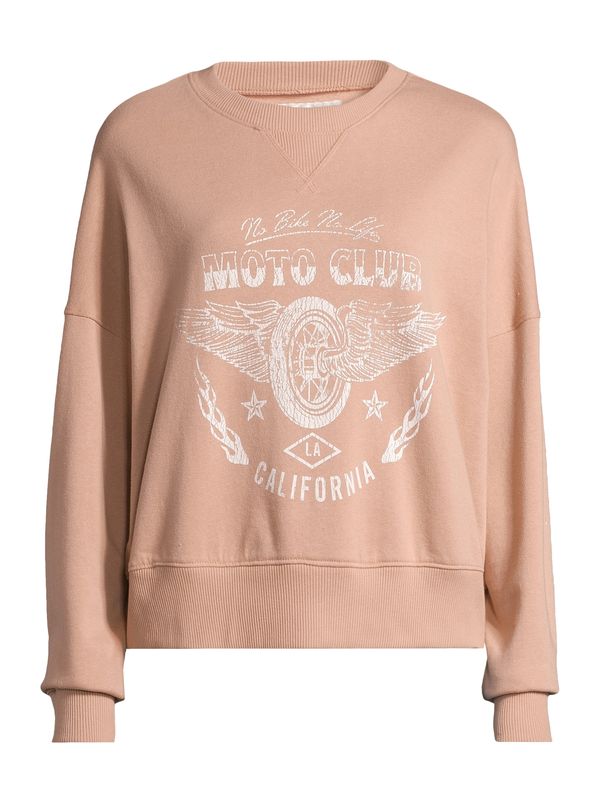 AÉROPOSTALE AÉROPOSTALE Sweater majica  svijetlosmeđa / bijela