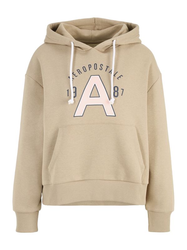 AÉROPOSTALE AÉROPOSTALE Sweater majica  tamno bež / mornarsko plava / roza