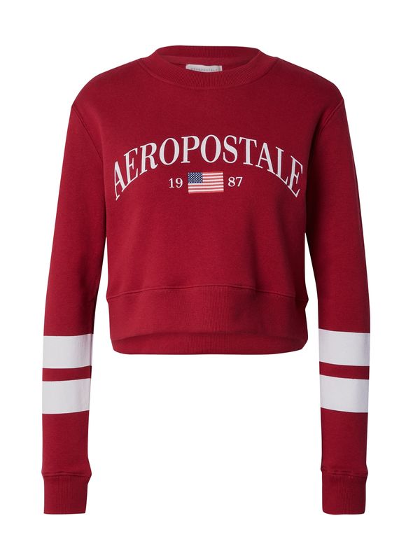 AÉROPOSTALE AÉROPOSTALE Sweater majica 'USA''  mornarsko plava / crvena / bijela