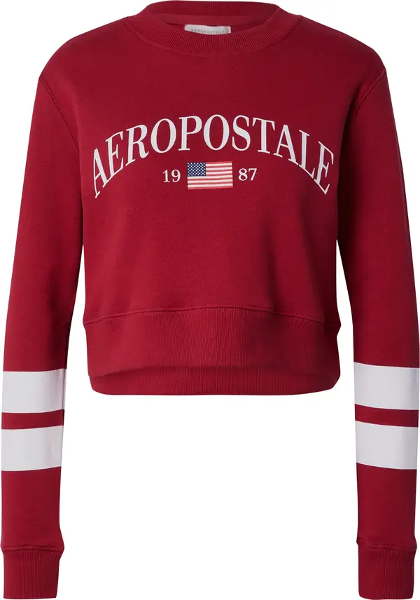 AÉROPOSTALE AÉROPOSTALE Sweater majica 'USA''  mornarsko plava / crvena / bijela