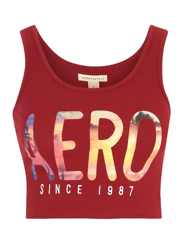 AÉROPOSTALE AÉROPOSTALE Top 'HAWAII'  miks boja / burgund / bijela
