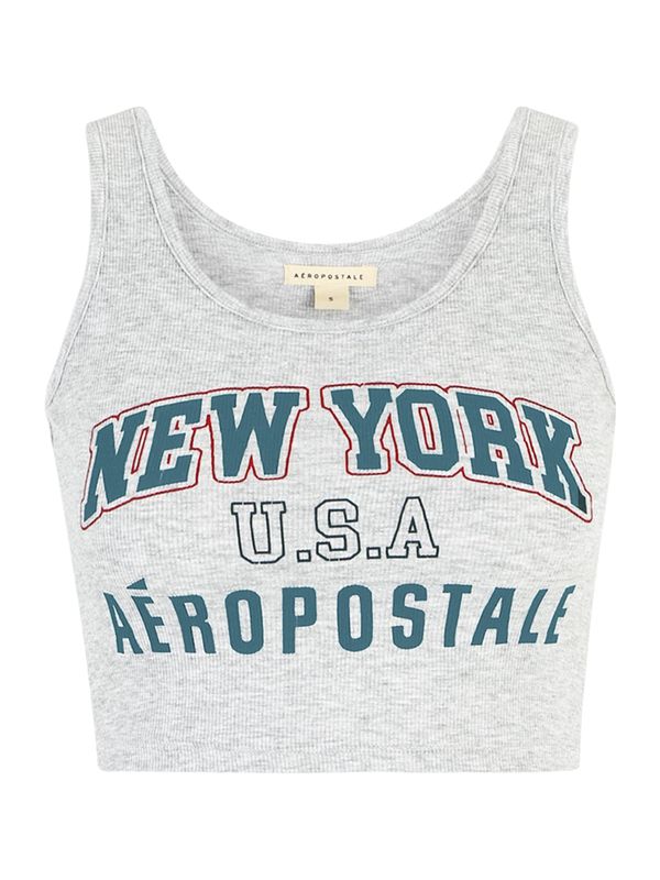 AÉROPOSTALE AÉROPOSTALE Top  siva melange / petrol / crvena / crna