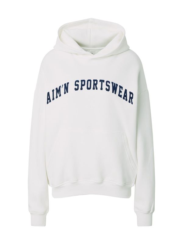 Aim'n Aim'n Sportska sweater majica  crna / prljavo bijela