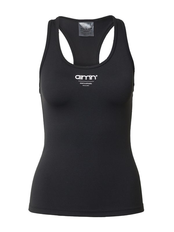aim'n aim'n Sportski top  crna / prljavo bijela