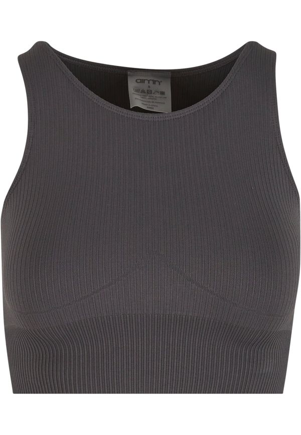 Aim'n Aim'n Sportski top  tamo siva