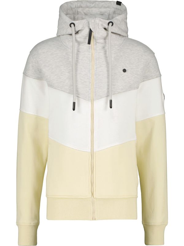 Alife and Kickin Alife and Kickin Gornji dio trenirke 'Simon'  pijesak / siva melange / bijela